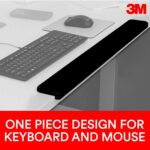 3M Gel Wrist Rest for Standing Desks, Wraps Around Edge of Desk for Comfort, Non-Slip Back Stays in Place (WR200B) - Image 6