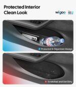 Wigoo for Tesla Model Y Juniper Door Pocket Liners Accessories, 4PCS | Protective Design, Neat Organization, Door Side Storage Box for Model Y Juniper 2025~2026 - Image 3