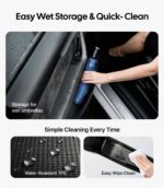 Wigoo for Tesla Model Y Juniper Door Pocket Liners Accessories, 4PCS | Protective Design, Neat Organization, Door Side Storage Box for Model Y Juniper 2025~2026 - Image 6