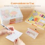 Lifewit 4 Pcs Board Game Storage Boxes, 12.2x10.6'' Paper Container with Secure Latch, Plastic Portable Organizer with Handle & Labels for File,Document, Puzzles, Cards, Art Supplies - Image 9