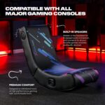 X Rocker Video Gaming Floor Rocker Chair, Built-in Audio, Foldable, for Gamers, Bedroom, or Game Room for Boys, Girls, Teens 5-17, Gifts for Gamers - Image 7