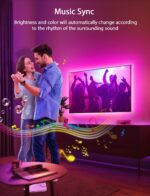 MATICOD LED Lights for TV Led Backlight, 9.84ft RGB Led Strip Lights USB TV Lights Behind 32-43in, APP Remote Control Music Sync TV Led Light for Bedroom Gaming Home Décor - Image 6
