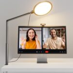 Weilisi 10.2" Desk Ring Light with Stand, 360° Rotate Desk Lamps for Home Office with C-Clamp, Flexible Height Desk Light, Adjust Arm Ring Light for Desk, Podcast, Gaming, Recording, Zoom Lighting - Image 9