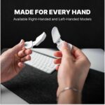 DELTAHUB Carpio 2.0 - Right-Handed Truly Ergonomic Wrist Rest for Mouse, Carpal Tunnel Support, Pain Relief, Anti-Fatigue, Easy Glide, Sleek, Office, Computer, Laptop, Gaming - Large, Black - Image 7