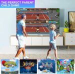 Video Game Console with 100+ Games, Handheld Video Game Console for Kids | Plug and Play Video Games for TV, Shooting Games,Game Gun with 2 GameController, Xmas Birthday Toy Gift for Boys Girls Age 3+ - Image 5