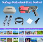 Video Game Console with 100+ Games, Handheld Video Game Console for Kids | Plug and Play Video Games for TV, Shooting Games,Game Gun with 2 GameController, Xmas Birthday Toy Gift for Boys Girls Age 3+ - Image 9