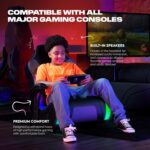 X Rocker Video Gaming Floor Rocker Chair, Built-in Audio, College Dorm Essentials for Guys and Girls, Bedroom, Foldable, Gifts for Gamers - Image 5