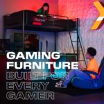 X Rocker Video Gaming Floor Rocker Chair, Built-in Audio, College Dorm Essentials for Guys and Girls, Bedroom, Foldable, Gifts for Gamers - Image 7