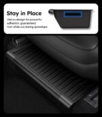 Wigoo Under Seat Storage Box for Tesla Model Y 2019~2025, 2 Pack Underseat Storage Tray with Lid, Secure No-Slide Design, Not Fit Model Y Juniper - Image 4