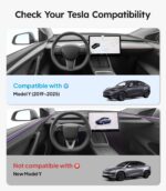 Wigoo Under Seat Storage Box for Tesla Model Y 2019~2025, 2 Pack Underseat Storage Tray with Lid, Secure No-Slide Design, Not Fit Model Y Juniper - Image 5