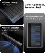 Wigoo Under Seat Storage Box for Tesla Model Y 2019~2025, 2 Pack Underseat Storage Tray with Lid, Secure No-Slide Design, Not Fit Model Y Juniper - Image 8