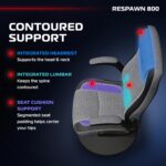 Respawn 800 Console Rocker Gaming Chair, Swivel Seat with Lumbar Support | 360° swivel rocker gaming chair with lumbar support, flip-up arms and stable base for console gaming or reading. - Image 7