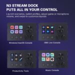 TreasLin Stream Controller Deck with12 Customizable Macro Keypad to Trigger Actions in OBS Twitch YouTube for Content Creators Stream Dock Compatible with PC & Mac N3 Black Macro Keypad - Image 6