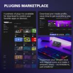 TreasLin Stream Controller Deck with12 Customizable Macro Keypad to Trigger Actions in OBS Twitch YouTube for Content Creators Stream Dock Compatible with PC & Mac N3 Black Macro Keypad - Image 8