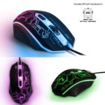 Gaming Keyboard and Mouse and Mouse pad and Gaming Headset, Wired LED RGB Backlight Bundle for PC Gamers and Xbox and PS4 Users - 4 in 1 Edition Hornet RX-250 - Image 9