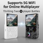 Anbernic RG40XX V Retro Handheld Game Console with Linux System 4'' IPS Screen 64G Card Preloaded Games 4753+ RG 40XXV Portable Gaming Console RG40XXV Supports 5G WiFi HDMI Bluetooth 4.2 White - Image 8