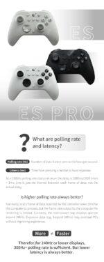 GuliKit ES PRO Wireless PC Controller –3.25ms Low Latency, TMR Joysticks | For PC/Steam/Switch/Android/iOS, Anti-Drift/Anti-Snapback,Switch 2 Wakeup,Gyro Motion Aim,30H Battery, Hall Trigger - Image 10