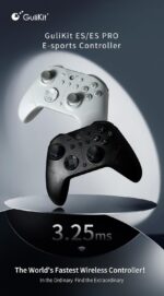 GuliKit ES PRO Wireless PC Controller –3.25ms Low Latency, TMR Joysticks | For PC/Steam/Switch/Android/iOS, Anti-Drift/Anti-Snapback,Switch 2 Wakeup,Gyro Motion Aim,30H Battery, Hall Trigger - Image 4