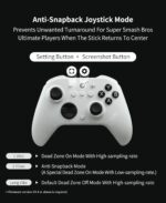 GuliKit ES PRO Wireless PC Controller –3.25ms Low Latency, TMR Joysticks | For PC/Steam/Switch/Android/iOS, Anti-Drift/Anti-Snapback,Switch 2 Wakeup,Gyro Motion Aim,30H Battery, Hall Trigger - Image 8