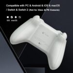 GuliKit ES Wireless PC Controller –3.25ms Low Latency,Hall Effect Joysticks | For PC/Steam/Switch/Android/iOS, Anti-Drift/Anti-Snapback,Switch 2 Wakeup,Gyro Motion Aim,30H Battery, Hall Trigger - Image 3