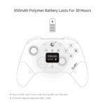 GuliKit ES Wireless PC Controller –3.25ms Low Latency,Hall Effect Joysticks | For PC/Steam/Switch/Android/iOS, Anti-Drift/Anti-Snapback,Switch 2 Wakeup,Gyro Motion Aim,30H Battery, Hall Trigger - Image 9