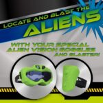 Fotorama Alien Vision Shooting Game, Goggles and Wrist Blaster Toy | for Kids Ages 5 & Up, Indoor and Outdoor Play, Hand Eye Coordination, Gifts - Image 3