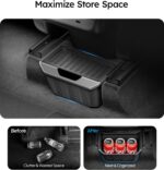 Wigoo for Tesla Model Y Rear Center Console Organizer | Partitioned Storage, Stable Installation, Backseat Storage Box, for Model Y 2020~2025, Not for Juniper - Image 3