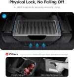 Wigoo for Tesla Model Y Rear Center Console Organizer | Partitioned Storage, Stable Installation, Backseat Storage Box, for Model Y 2020~2025, Not for Juniper - Image 4