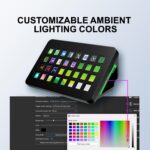 TreasLin/VSDinside XL Streaming Deck & Macro Keypad – 32 Customizable Keys with Scroll Wheels + RGB Light, Programmable Shortcut Keyboard for Gamers Creators Work on OBS Twitch Zoom Teams PS Excel - Image 5