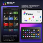TreasLin/VSDinside XL Streaming Deck & Macro Keypad – 32 Customizable Keys with Scroll Wheels + RGB Light, Programmable Shortcut Keyboard for Gamers Creators Work on OBS Twitch Zoom Teams PS Excel - Image 7