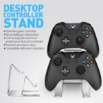 Controller Holder – 2 Tier Universal Aluminum Display Stand Accessories PC Gaming Desk Decor Stuff Gamer Gifts for Xbox Series X S, Elite 2, PS5, PS4, PS3, Switch Pro and Almost All Controller - Image 3