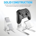Controller Holder – 2 Tier Universal Aluminum Display Stand Accessories PC Gaming Desk Decor Stuff Gamer Gifts for Xbox Series X S, Elite 2, PS5, PS4, PS3, Switch Pro and Almost All Controller - Image 5