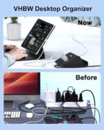USB C Charging Station 35W, VHBW 6 Port 3A and 3C(1Port *USB-C PD20W Fast) Desktop Fast Charging Station for iPhone 14/13/12,Samsung Galaxy S23/S22/S21,etc - Image 4
