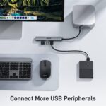 Acer 5 in 1 USB C Hub with 4K HDMI, 100W Power Delivery, 3 USB A Data Ports | USB C to HDMI Multiport Adapter for Laptop, PC, Tablet, MacBook Neo/Pro/Air, iPad Pro/Air, iMac, iPhone 17/16/15 - Image 4