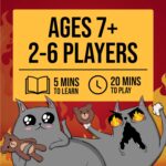 Exploding Kittens The Board Game 2-6, Age 7+ Flippable Game Board | One of the bestselling card games of all time is now a board game! Flip the pop-up board, strategize, sabotage, and surprise. - Image 9