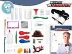 Abacus Brands Bill Nye's VR Science Kit - Kids STEM Set, Gift Ages 8-12 | 30 Hands-on Experiments, 50-Piece Activity Lab, 80-pg Interactive Book, Virtual Reality Goggles Incl., Chemistry & Physics - Image 5