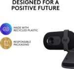 Logitech Brio 101 Full HD 1080p Webcam for Streaming and Meetings - Black | 1080p with auto-light correction, built-in mic, privacy shutter, USB-A, compatible with Teams, Google Meet, Zoom and more - Image 9