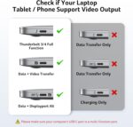 Acer 10Gbps USB C Hub with 4K@60Hz USB-C Display Output for Laptop | 4 Port USBC Splitter with 100W PD Port, 2*USB-C 3.2 Data, USB C Dongle for MacBook Neo/Pro/Air, iPad Pro and Type-C Devices - Image 5