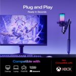 MAONO DGM20S Gaming Microphone for PC with Clear Voice & Noise Reduction | RGB Lighting, Tap-to-mute, Gain Control, Headphone Monitoring and Boom Arm for Discord Gaming, Streaming, Content Creation - Image 8