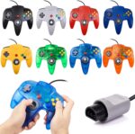 miadore 4 Pack Classic 64 Controller, Wired N64 Controllers with Upgraded Joystick (Non PC USB Version) (Black/Clear Green/Clear Blue/Clear Orange) - Image 7