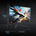 KTC 32 inch 240Hz Curved Gaming Monitor, 1080P Curved Monitor 1ms, H32S17F | 1500R, Adaptive Sync, HDR10, 125%sRGB, HDMI 2.0 x2 & DP1.4 x1, VESA, Tilt Adjustable, for Xbox PS5 Switch, Black - Image 6