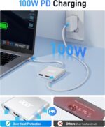 Acer USB C to HDMI Adapter, 4K USB C Hub with 100W PD for Laptop/Monitor/TV | HDMI to USBC Multiport Digital AV Converter, USBA 3.0 Port Compatible with MacBook Neo/Pro/Air, iPad, Acer Swift Go (Silver) - Image 4