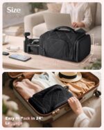 Marscamd Cable Organizer Bag for Travel Cords & Chargers, Black | Fits Tech Accessories & Electronics, Storage Pouch for Home or Travel - Image 5