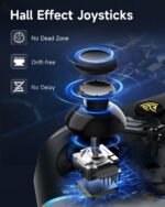 EasySMX X15 Wireless PC Controller for Gaming, Hall Effect Joysticks | 2 Back Buttons, 1000mah Battery, Gamepad for Windows PC, Steam, Switch, Android, Black - Image 5