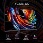 KTC 32 Inch Curved Gaming Monitor, FHD 1080p 165Hz Curve Monitor, H32S17C | 1500R, 1ms MPRT, Adaptive Sync, 122% sRGB, DP/HDMI, Tiltable, Eye Care, VESA, HDR10 for Gaming Home Office Business - Image 3