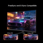 KTC 32 Inch Curved Gaming Monitor, FHD 1080p 165Hz Curve Monitor, H32S17C | 1500R, 1ms MPRT, Adaptive Sync, 122% sRGB, DP/HDMI, Tiltable, Eye Care, VESA, HDR10 for Gaming Home Office Business - Image 4