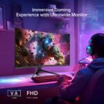 KTC 32 Inch Curved Gaming Monitor, FHD 1080p 165Hz Curve Monitor, H32S17C | 1500R, 1ms MPRT, Adaptive Sync, 122% sRGB, DP/HDMI, Tiltable, Eye Care, VESA, HDR10 for Gaming Home Office Business - Image 6