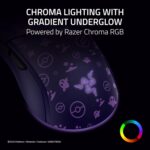 Razer Cobra Wired Gaming Mouse, 58g Lightweight, Pokemon Gengar Edition | Gen-3 Optical Switches, Chroma RGB Lighting Underglow, 8500 DPI Optical Sensor, 100% PTFE Mouse Feet, Speedflex Cable - Image 4