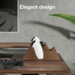 Solid Wood Controller Stand Dual Gaming Controller Holder for Desk | Fits Xbox Series X/S, Xbox One, PS5, Switch Pro - Gamer Gift for Men Desk Accessories Walnut - Image 3