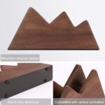 Solid Wood Controller Stand Dual Gaming Controller Holder for Desk | Fits Xbox Series X/S, Xbox One, PS5, Switch Pro - Gamer Gift for Men Desk Accessories Walnut - Image 6